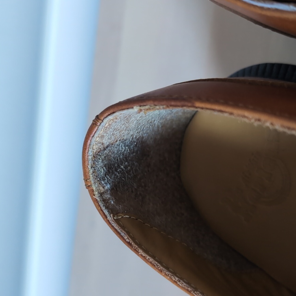 Dr. Martens Henrietta Brown Leather Oxford Dress Shoes - Picture 9 of 9